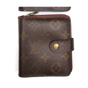 01209088#Y V Louis Vuitton Wallet Brown Monogram